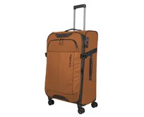 Cestovní kufr Travelite Briize 4w L oranžová, Textil