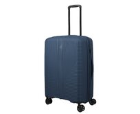 Cestovní kufr Travelite Air stripe 4W M modrá, Polypropylen