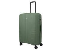 Cestovní kufr Travelite Air stripe 4W L zelená, Polypropylen