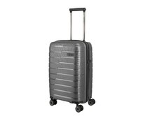 Cestovní kufr Travelite AIR BASE 4W S SLIM antracitová, Polypropylen