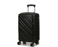 Cestovní kufr Madisson PP 4W S černá, Polypropylen
