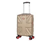 Cestovní kufr Lee Cooper S šampaňská, ABS