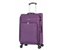 Cestovní kufr Snowball 4W M fialová, Textil