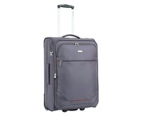Cestovní kufr Snowball HIT 2W M šedá, Textil