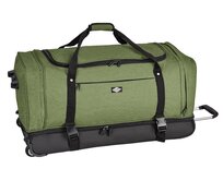 Cestovní taška na kolečkách  Lee Cooper XL zelená, Textil