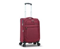 Cestovní kufr Snowball 4W S vínová, Textil