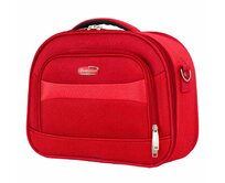 Kosmetický kufřík Madisson M červená, Textil