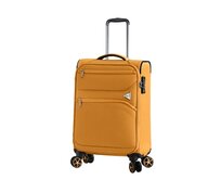 Cestovní kufr Snowball 4W S Žlutá, Textil