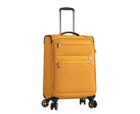 Cestovní kufr Snowball 4W M Žlutá, Textil