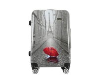 Cestovní kufr MADISSON 4W ABS M šedá, ABS / Polykarbonát