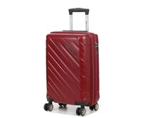 Cestovní kufr Madisson PP 4W S vínová, Polypropylen