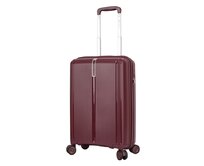 Cestovní kufr Snowball Vaka 4W S vínová, Polypropylen