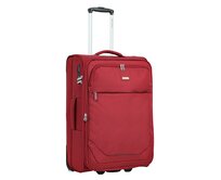 Cestovní kufr Snowball HIT 2W M červená, Textil