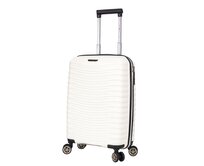 Cestovní kufr Snowball Waves PP 4W S bílá, Polypropylen