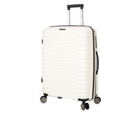 Cestovní kufr Snowball Waves PP 4W M bílá, Polypropylen