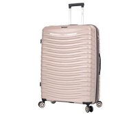 Cestovní kufr Snowball Waves PP 4W L šampaňská, Polypropylen