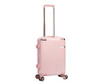 Cestovní kufr Snowball Shine 4W S růžová, Polykarbonát