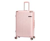 Cestovní kufr Snowball Shine 4W L růžová, Polykarbonát