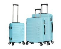 Cestovní kufry set 3ks Lee Cooper Brighton S,M,L modrá, ABS