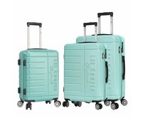 Cestovní kufry set 3ks Lee Cooper Brighton S,M,L zelená, ABS