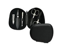 Manikúrová sada Premium Line 5-dílná černá, Kůže