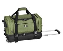 Cestovní taška na kolečkách Lee Cooper M zelená, Textil