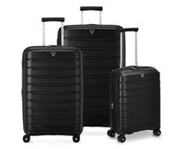 Cestovní kufry set 3ks Roncato B-FLYING S,M,L černá, Polypropylen