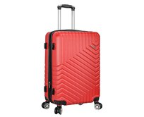 Cestovní kufr Madisson ABS 4W L červená, ABS