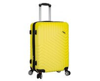 Cestovní kufr Madisson ABS 4W L Žlutá, ABS