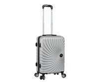 Cestovní kufr Madisson ABS 4W S šedá, ABS