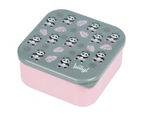BAAGL Box na svačinu 4 v 1 Panda růžová, Polypropylen