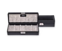 Kazeta na hodinky 5 Sacher tamigi sport černá, Kůže