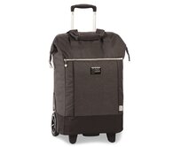 Fabrizio Nákupní taška na kolečkách PUNTA Big Wheel antracitová, Textil