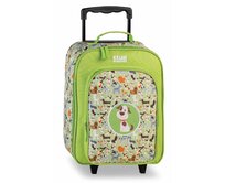 Fabrizio Dětský kufr Pejsek zelená, Textil