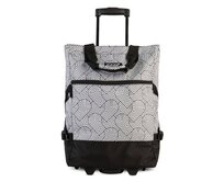 Fabrizio Nákupní taška na kolečkách PUNTA Wheel bílá, Textil