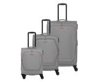 Cestovní kufry set 3ks Travelite Umbria S,M,L šedá, Textil