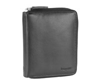 Pánská peněženka Bugatti Primo zip černá, Kůže