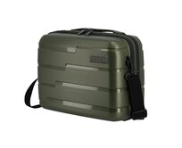 Kosmetický kufr Travelite AIR BASE zelená, Polypropylen