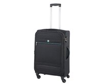 Cestovní kufr Dielle 4W M černá, Textil