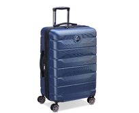 Cestovní kufr Delsey Air Armour M EXP modrá, ABS / Polykarbonát