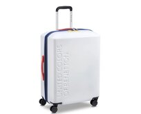 United Colors of Benetton Cestovní kufr Benetton United X Delsey 4w M bílá, ABS / Polykarbonát