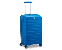 Cestovní kufr Roncato B-FLYING M modrá, Polypropylen