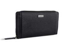 Dámská peněženka Bugatti Sina zip Long černá, Kůže
