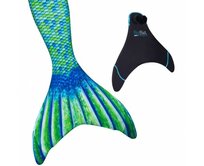Fin Fun Kostým mořská panna AUSSIE GREEN s ploutví 12 (143-152) 12 (143-152)