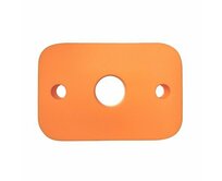 DENA Deska plavecká malá (300x200x38mm) Oranžová Oranžová