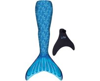 Fin Fun Kostým mořská panna Basic Blue s ploutví L-XL L-XL