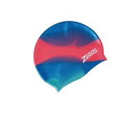 Zoggs Čepice plavecká Jr Silicone Cap Multi Colour modrá/červená modrá/červená