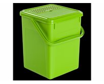 Rotho Kompostovací kbelík 9 l s uhlíkovým filtrem zelená