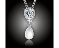 Perlový náhrdelník Celine White Pearl