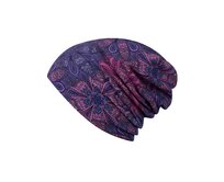 Ebbie Bavlněná čepice Beanie - MANDALA FIALOVÁ Velikost: 0-1 0-1